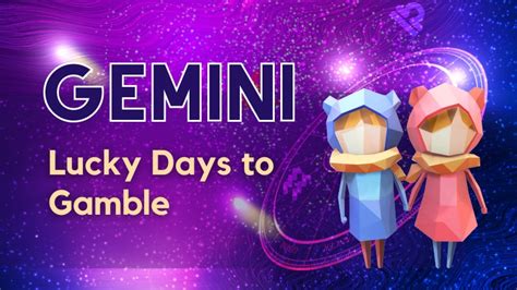  lucky gambling days for gemini